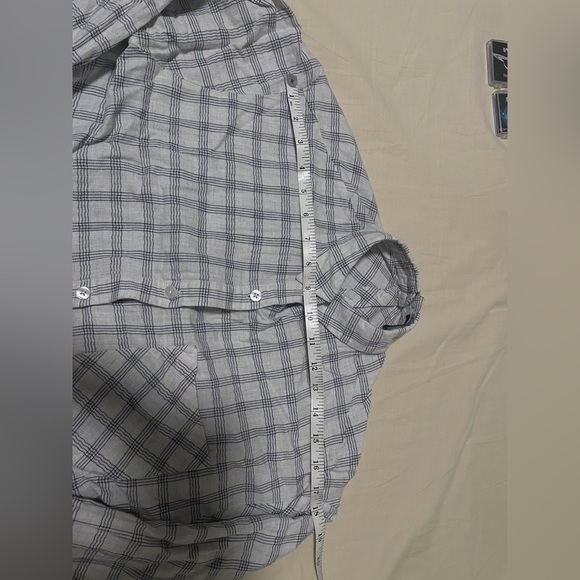 H:CONNECT Checked Button-Up Shirt | Soft Lightweight Fabric | Size XS - Picture 3 of 5
